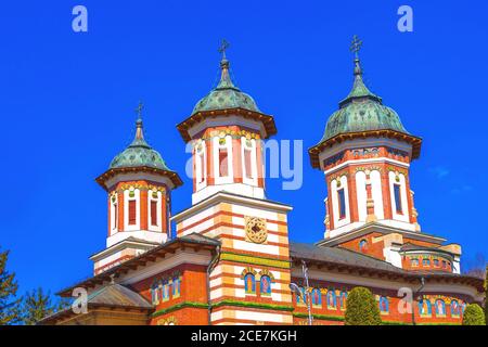 The church at Sinaia Monastery, Romania Stock Photo
