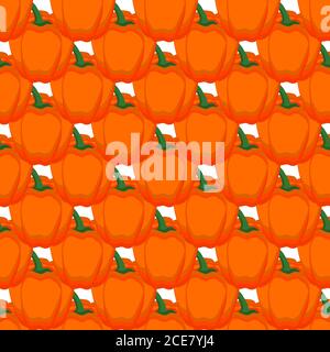 Illustration on theme of bright pattern bell pepper, vegetable capsicum for seal. Vegetable pattern of beautiful bell pepper, many capsicum. Simple co Stock Vector