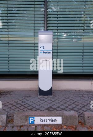 Charging Station By Innogy For Electric Cars In Potsdam Germany Stock Photo Alamy
