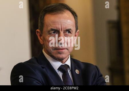 Marshal of the Senate Tomasz Grodzki is seen in Gdansk, Poland on 29 January 2020 Grodzki visited Gdansk to meet with local authorities.   © Michal Fludra / Alamy Live News Stock Photo