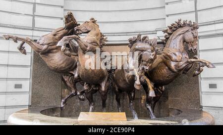 The Horses of Helios Stock Photo