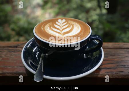 coffee , hot cofffee or latte coffee Stock Photo