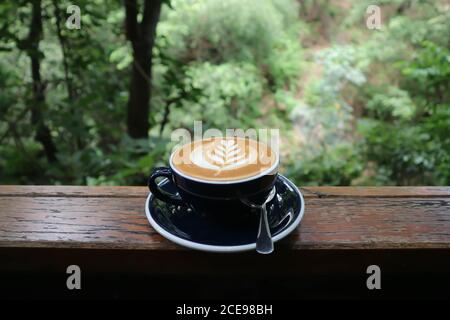 coffee , hot cofffee or latte coffee Stock Photo