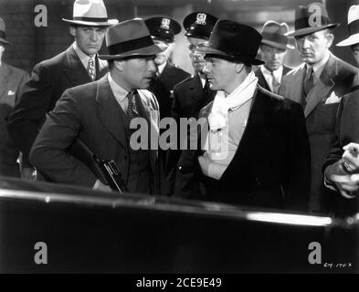 ROBERT ARMSTRONG and JAMES CAGNEY in G MEN 1935 director WILLIAM KEIGHLEY story / screenplay Seton I. Miller casting consultant J. Edgar Hoover First National Pictures / Warner Bros. Stock Photo