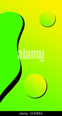 Green light wave border background Stock Vector Image & Art - Alamy