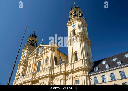 Theatine Church of St. Cajetan, Munich, Germany Stock Photo