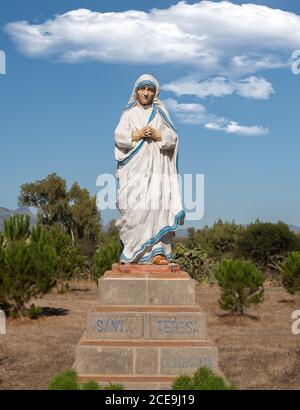 Mother Teresa of Calcutta statue Stock Photo
