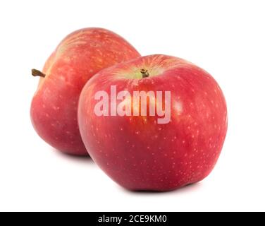 red apples isolated on white Stock Photo