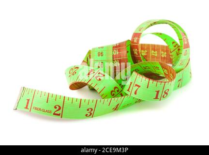 Roll of measuring tape Stock Photo