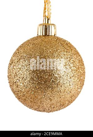 golden christmas ball background Stock Photo - Alamy