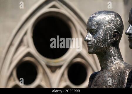 Art, Cathedral St. Etienne, Toul, Lorraine, France Stock Photo