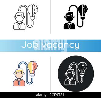 Mental ability icon Stock Vector