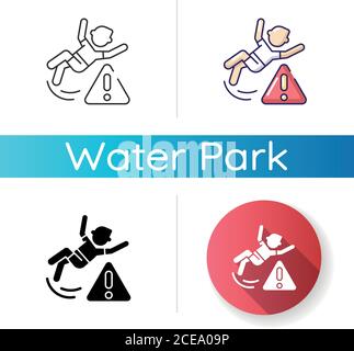 Be careful icon Stock Vector