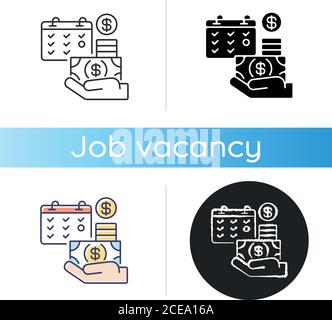Salary icon Stock Vector