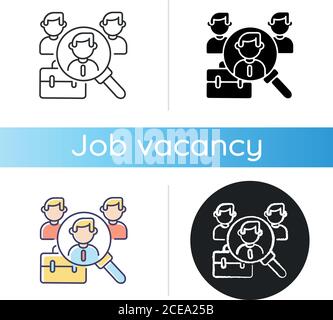 Headhunting icon Stock Vector