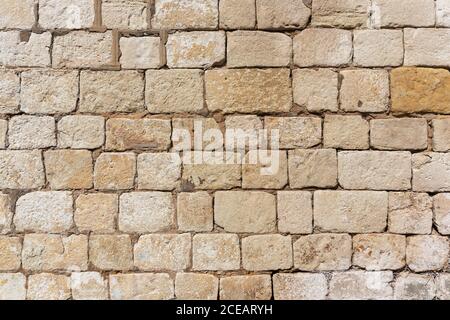 brown stone wall texture Stock Photo