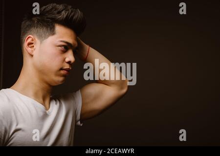 Young male posing in stylish casuals Stock Photo