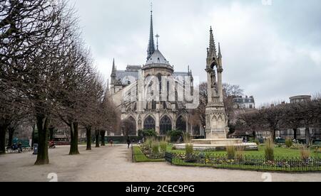 PARIS, FRANCE - MARCH 13, 2108: Pantheon of Paris, France Stock Photo