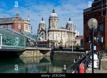 Princes Quay shopping centre and Maritime Museum, Hull, Humberside, East Yorkshire, England UK Stock Photo