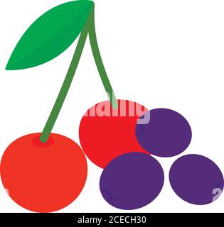 Fresh berry icon, isometric style Stock Vector