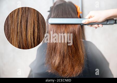 Ultrasonic shop hair treatment