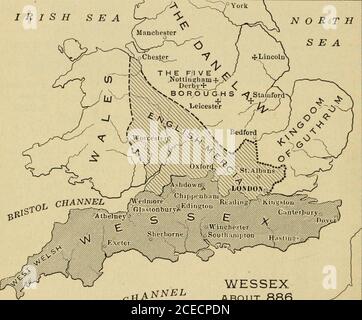 A short history of England and the British Empire. dertook to compile the  Chromcle-annals of Britain and the great Anglo-Saxon Chronicle cameinto  being. 28. The Expansion of Wessex. Alfred died in