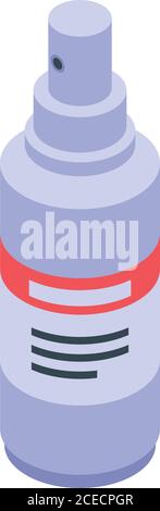 Disinfector spray icon, isometric style Stock Vector
