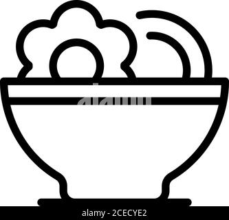 Essential oils icon, outline style Stock Vector