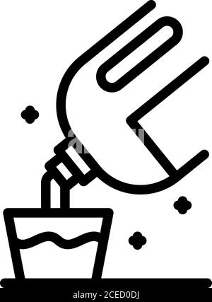 cleaning measuring cup laundry domestic hygiene line style icon 2508818  Vector Art at Vecteezy