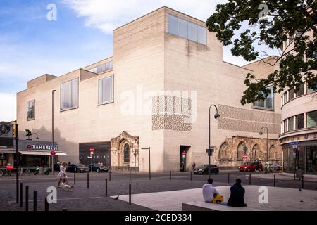 diocesan art museum Kolumba in the city, architect Peter Zumthor, Cologne, Germany.  das Erzbischoefliche Dioezesanmuseum Kolumba in der Innenstadt, A Stock Photo