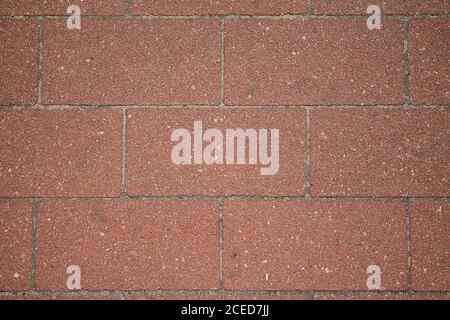 Texture of red road surface Stock Photo