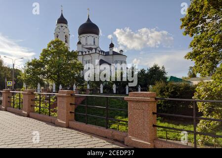 Cathedral of the Archangel Michael in Lomonosov (former Oranienbaum), Russia Stock Photo