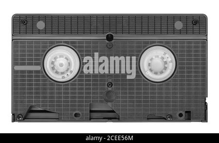 side view of vhs video tape isolated against white background Stock ...