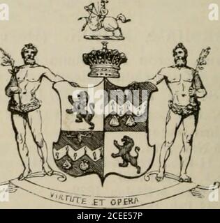 . The peerage of the British Empire as at present existing : arranged and printed from the personal communications of the nobility. alogy—See Genealogical Volume. Motto. —lieo, regi, patriae: To God, my king, and my country. Town Residence.—-i^, Belgrave Square. Heat.—Duncombe Park, Helmsley, Yorkshire. Collateral ISrancfies. [His Lordships Uncles, Brothers of the firstLord, and issue of Chdrles-Slingsby Dun-combe, Esq.] 1 Thomas Duncombe, Esq., of Copgrove,Yorks., m. Emma, eldest daughter of theRight Rev. Dr. John Hinchcliffe, late LordJishop of Peterborough, by whom, who rf.23 Jan. 1840, he Stock Photo