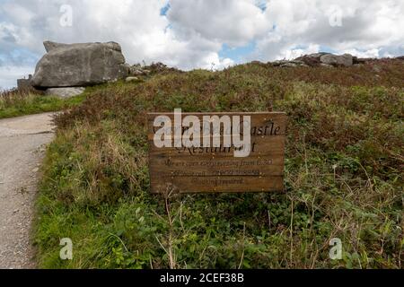 Carn Brea Castle Restaurant Stock Photo