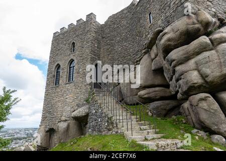 Carn Brea Castle Restaurant Stock Photo