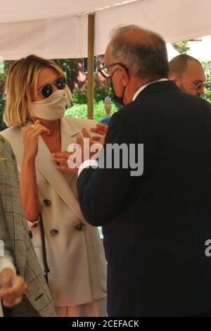 September 1, 2020, Napoli, CAMPANIA, ITALIA: 01/09/2020 Venice, the Roman actress Anna Foglietta godmother of the Venice film festival (Credit Image: © Fabio Sasso/ZUMA Wire) Stock Photo