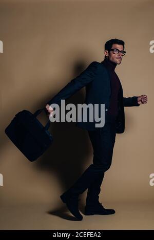 Young business man in a studio Stock Photo