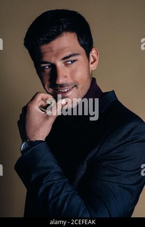 Young business man in a studio Stock Photo