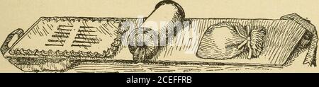 . Fancy work for pleasure and profit. FIG. 246. for utility, but may also be as ornamental as one chooses. Figures 246 and247 show a needle case open and closed. To make, cut a strip of velvet, 236 DAINTY WORK FOR PLEASURE AND PROFIT. Stock Photo