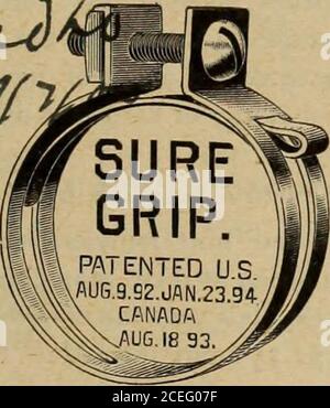 . Hardware merchandising January-June 1900. Stock Photo