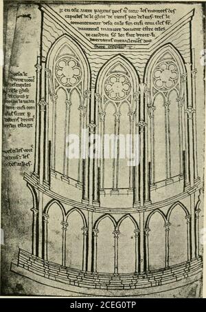 . Histoire de la littérature française. Illustrée d'après les manuscrits et les estampes conservés à la Bibliotheque nationale. invention toute française; cest sa sculpture sur pierreet sur bois, sa peinture sur verre, ses vitraux merveil-leux, sa miniaturerie dans les missels, etc. Le moyenâge a été un temps relativement faible comme productionlittéraire, étonnant comme pensée philosophique et commerecherche scientifique, extraordinaire comme instinct ar-tistique. La Renaissance doit se comprendre, non commeune réaction contre le moyen âge, encore quelle ait crulêtre, mais comme un déploiemen Stock Photo