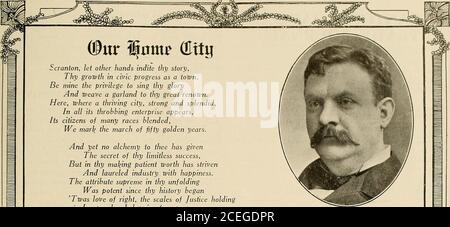 . Golden Anniversary: Scranton Board of Trade 1867-1917. nventionin Chicago in 1916. Colonel Watres began his militarycareer as a private in Company C, Thir-teenth Regiment, of which his son,Laurence H. Watres, has recently beencaptain. He passed through all thegrades, and was captain of Company Aof that regiment. Afterwards he wasGeneral Inspector of Rifle Practice onthe staff of Governor Beaver, with therank of colonel, and succeeding that wasJudge Advocate on the Division Staff ofMajor General Miller. During theSpanish-American war, when the EleventhRegiment was organized, he was itscolonel Stock Photo