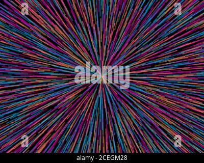 Lines composed of glowing backgrounds, abstract vector background Stock Vector