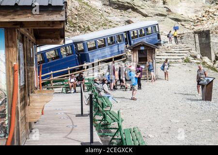 Tramway du Mont Blanc Stock Photo