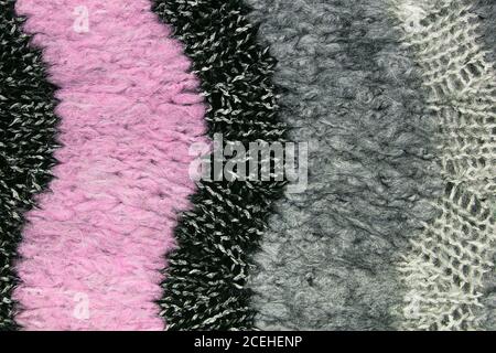 Close-up of mohair fabric textured cloth background. knitted fabric texture Stock Photo