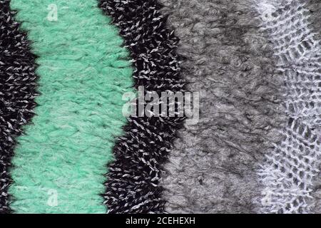 Close-up of mohair fabric textured cloth background. knitted fabric texture Stock Photo