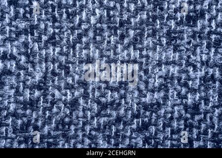 textured  melange upholstery fabric background copy space.  Background texture of twill. SERENITY FASHION and HOME color. Color of the Year 2016 Stock Photo