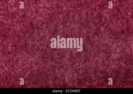 red felt fabric texture as background. melange fuzzy woolen cloth texture Stock Photo
