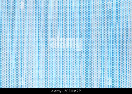Blue Fiberglass mat texture background can use for vertical curtain Stock Photo